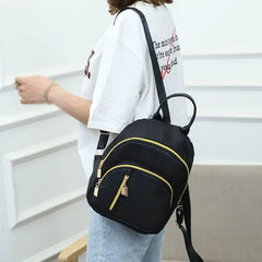 Mini Women Backpack Schoolbag Shoulder Bag Teenage Travel Zipper Girls Kids