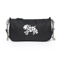 Retro Nylon Underarm Bag for Women Chain Shoulder Crossbody Bags