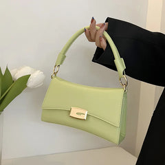 Solid Pattern Shoulder Bag for Women Crossbody