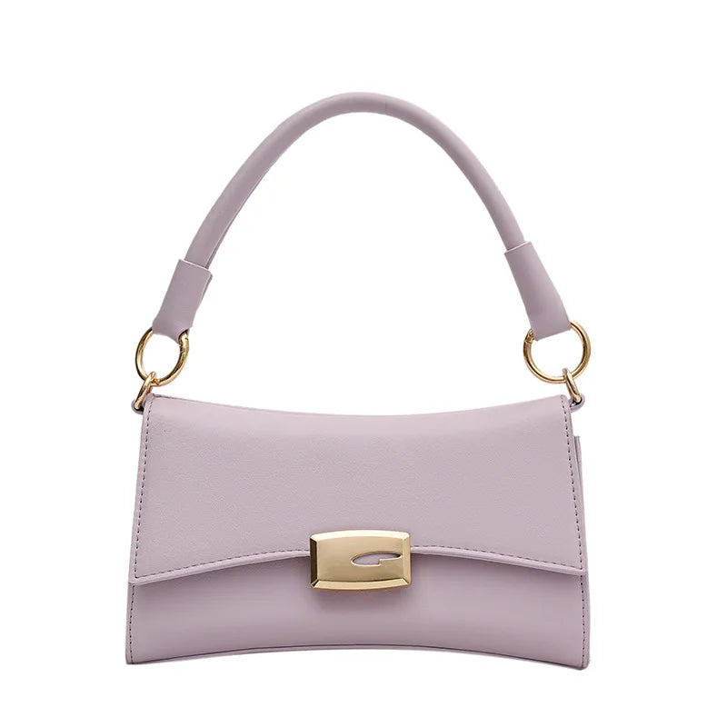 Solid Pattern Shoulder Bag for Women Crossbody
