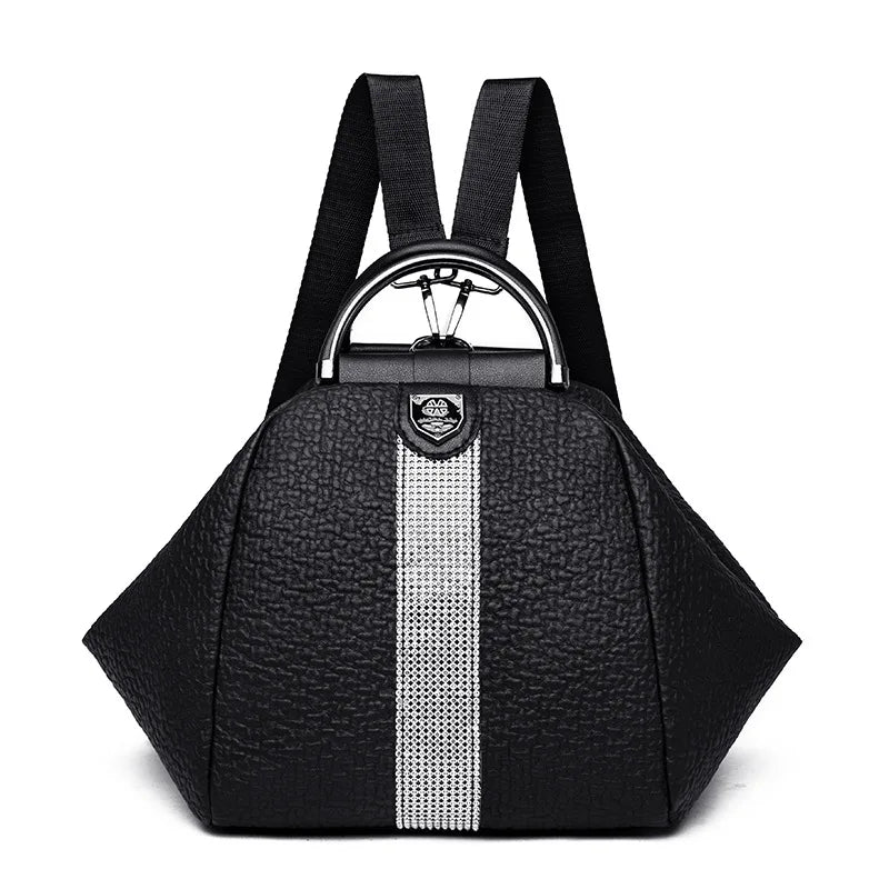 Women's Multifunctional Backpack Handbag, Shoulder Bag, Messenger Bag
