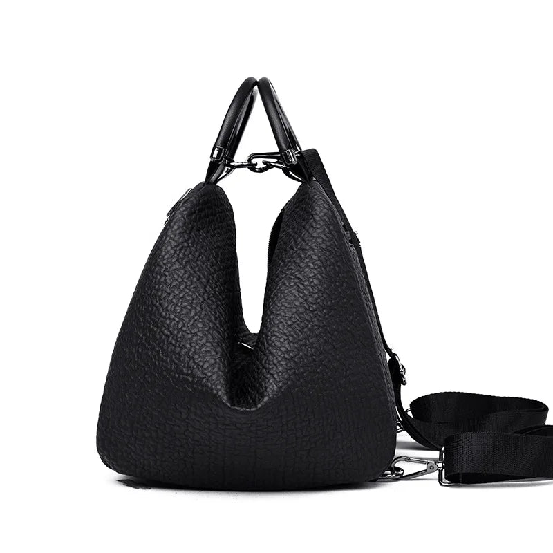 Women's Multifunctional Backpack Handbag, Shoulder Bag, Messenger Bag