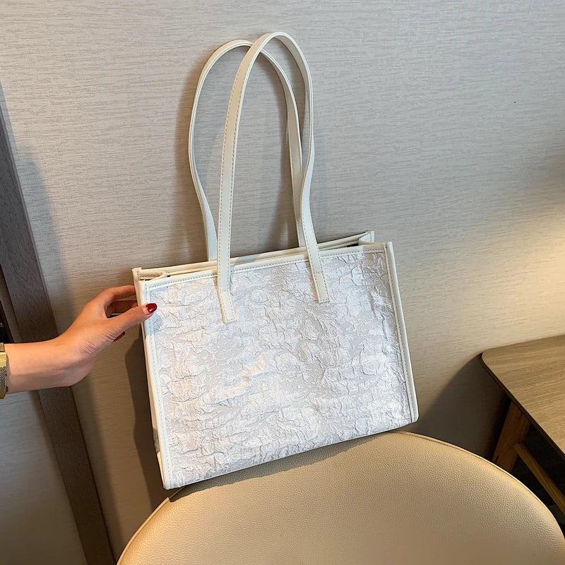 French Niche Texture Single Shoulder Bag Women Foreign Style Tote Bag