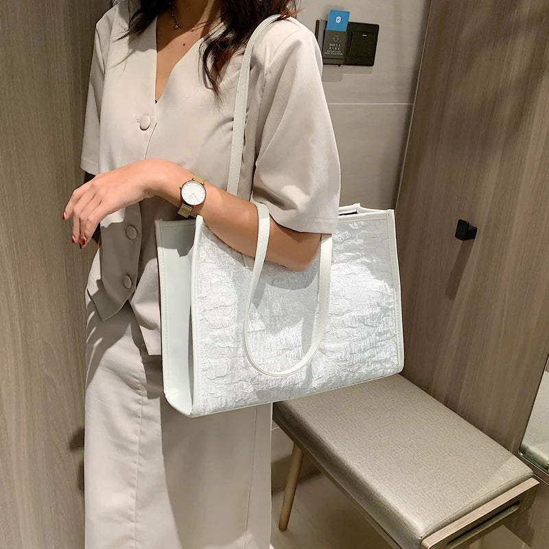 French Niche Texture Single Shoulder Bag Women Foreign Style Tote Bag