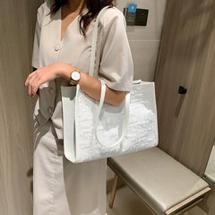 French Niche Texture Single Shoulder Bag Women Foreign Style Tote Bag