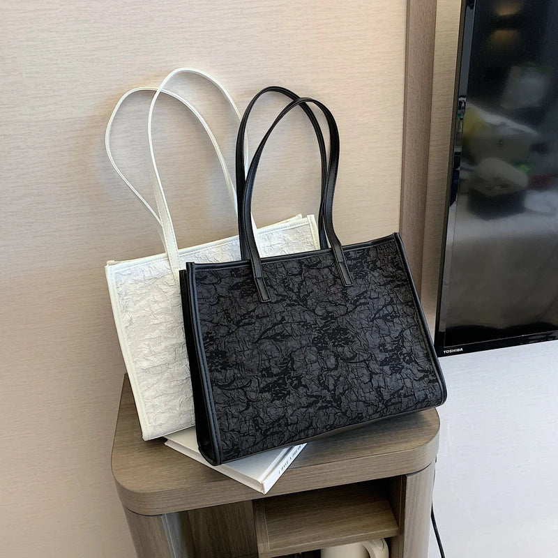 French Niche Texture Single Shoulder Bag Women Foreign Style Tote Bag
