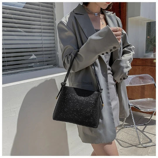 Summer Girl Small Woman Messenger PU PVC Leather Sport Bag