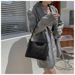 Summer Girl Small Woman Messenger PU PVC Leather Sport Bag