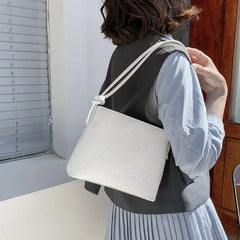 Summer Girl Small Woman Messenger PU PVC Leather Sport Bag