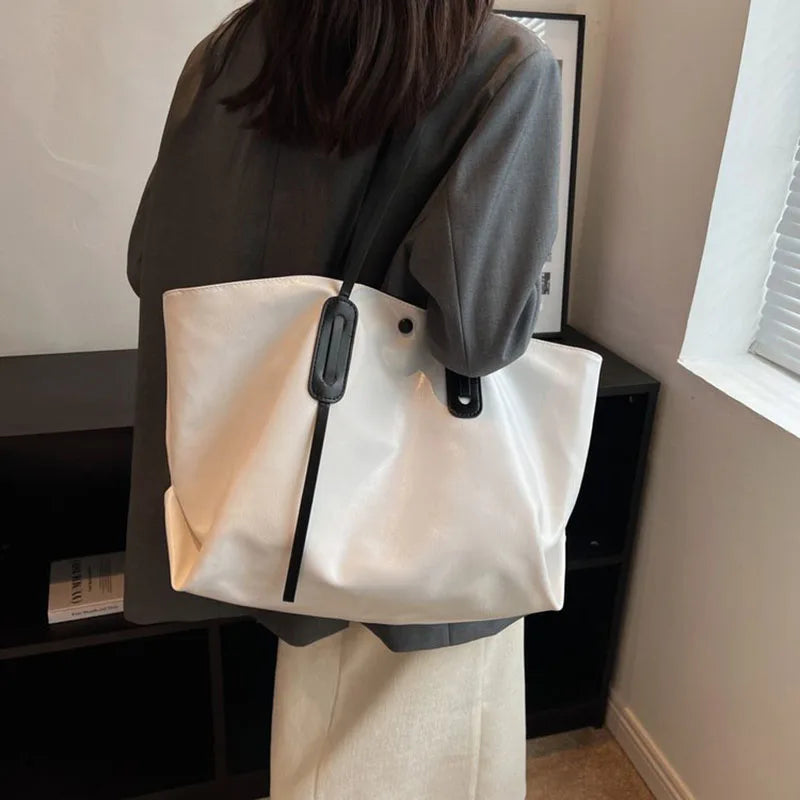 Large Capacity Women's Shoulder Bag Solid Underarm Female Crossbody Bags