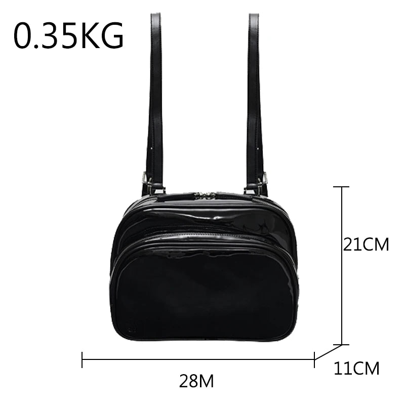 Transparent Women's Backpack Casual School Bag for Girls