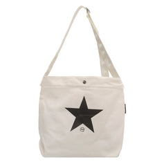 Star Print Canvas Women's Shopping Bag Casual Soft Texture Tote