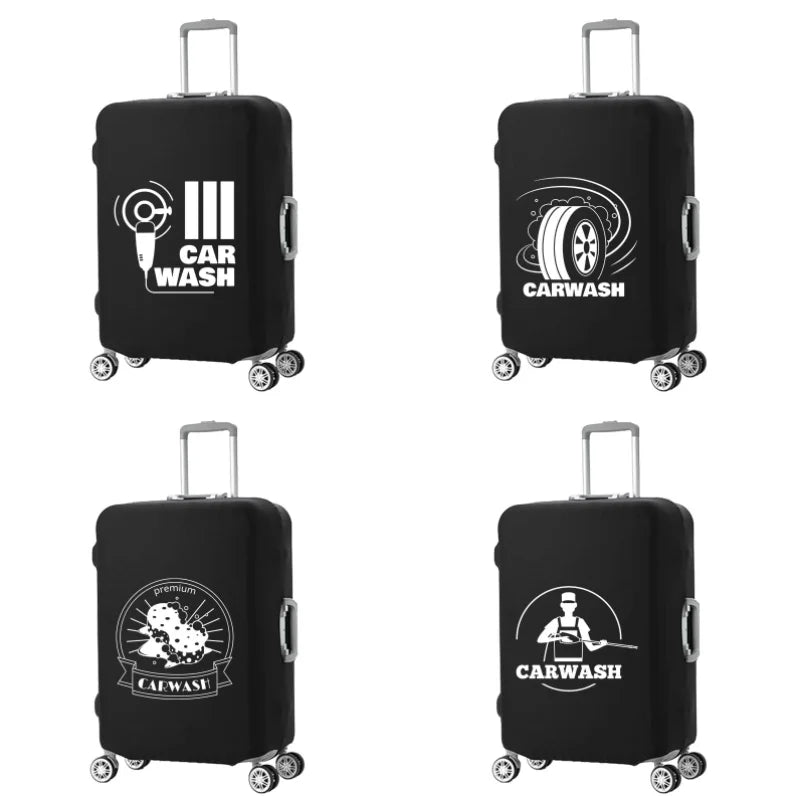 Floral Pattern Luggage Cover Dustproof Elastic Cover 18-32 Inch Travel