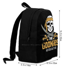 Blade Skull The Goonies Four Faces Christmas Ugly Travel Laptop Bagpack
