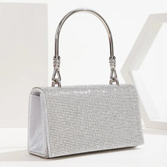 Rhinestone Evening Bag Wedding Party Purse Envelope Chain Shoulder
