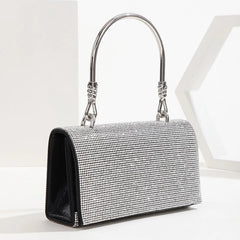 Rhinestone Evening Bag Wedding Party Purse Envelope Chain Shoulder