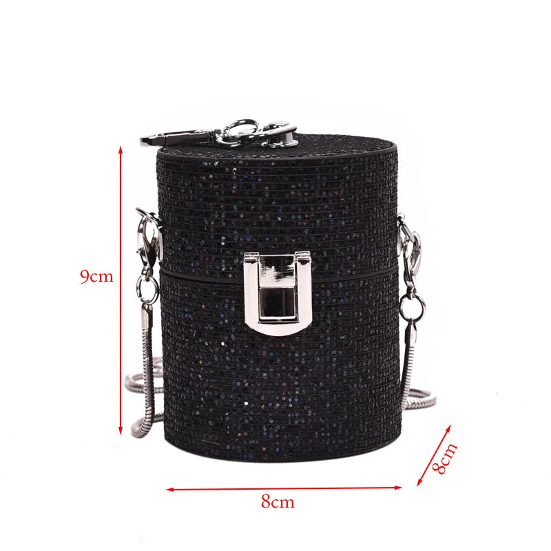 Green Rhinestone Crystal Clutch Evening Bag