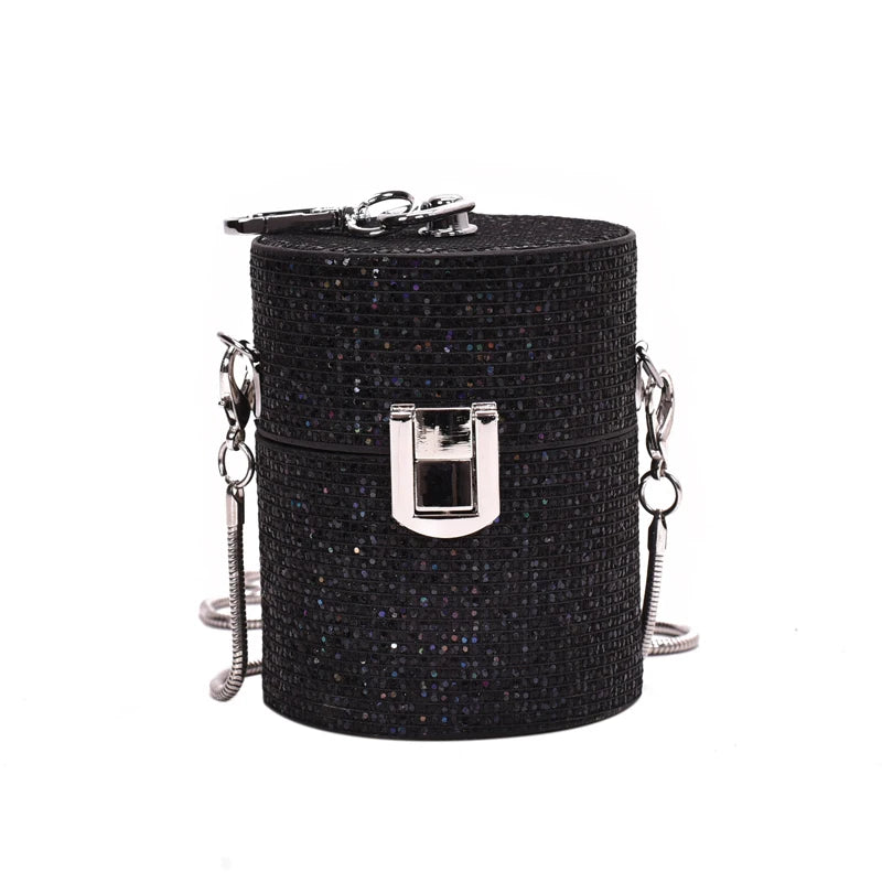 Green Rhinestone Crystal Clutch Evening Bag