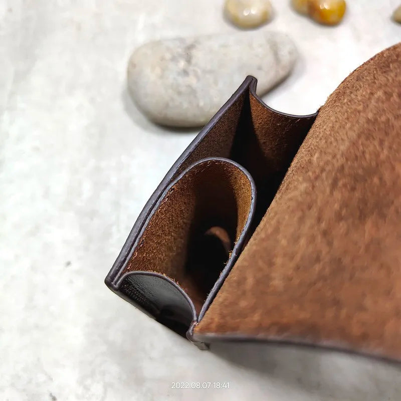 Blongk Key Holder Waist Bag Leather Car Key Case Glasses Belt Pack 1652cg