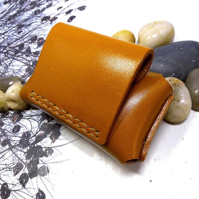 Blongk Universal Belt Car Key Case Leather Key Holder Hand-Made