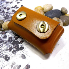 Blongk Universal Belt Car Key Case Leather Key Holder Hand-Made