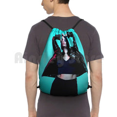 Drawstring Bag Waterproof Singer Lipa Beauty Womens Music News Top