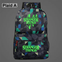 Luminous Stranger School Bag Women Men Student Backpack