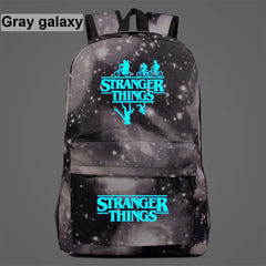 Luminous Stranger School Bag Women Men Student Backpack