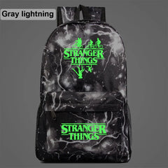 Luminous Stranger School Bag Women Men Student Backpack