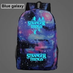 Luminous Stranger School Bag Women Men Student Backpack