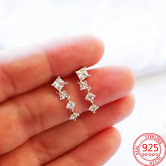 Pansy Flower Hoop Earrings for Women 925 Silver Spring Jewelry