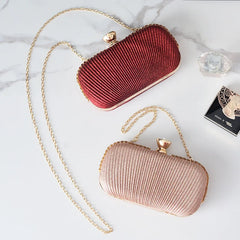 Stripes Evening Clutch Purse Diamond Handbags Small Phone Bag