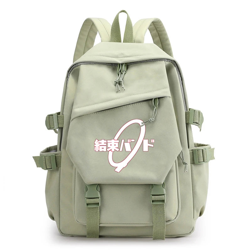 Bocchi The Rock Anime Travel Bags Harajuku Eco-Friendly School Bag