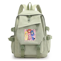 Bocchi The Rock Anime Travel Bags Harajuku Eco-Friendly School Bag