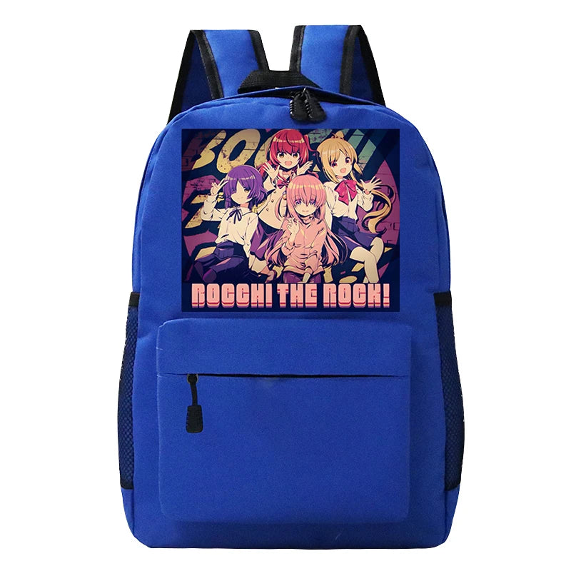 Bocchi The Rock Canvas SchoolBags Harajuku Travel Backpack