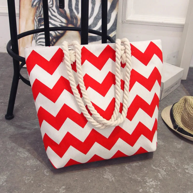 Bohemian Flower Print Tote Bag Nylon Top-Handle Casual Shoulder Messenger Bag