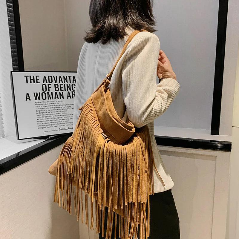 Bohemian Fringe Tassel Bags Vintage Handbags