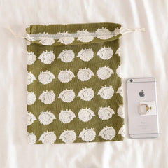 Bohemian Drawstring Cotton Linen Storage Bag