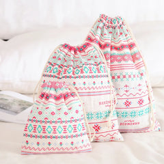 Bohemian Drawstring Cotton Linen Storage Bag