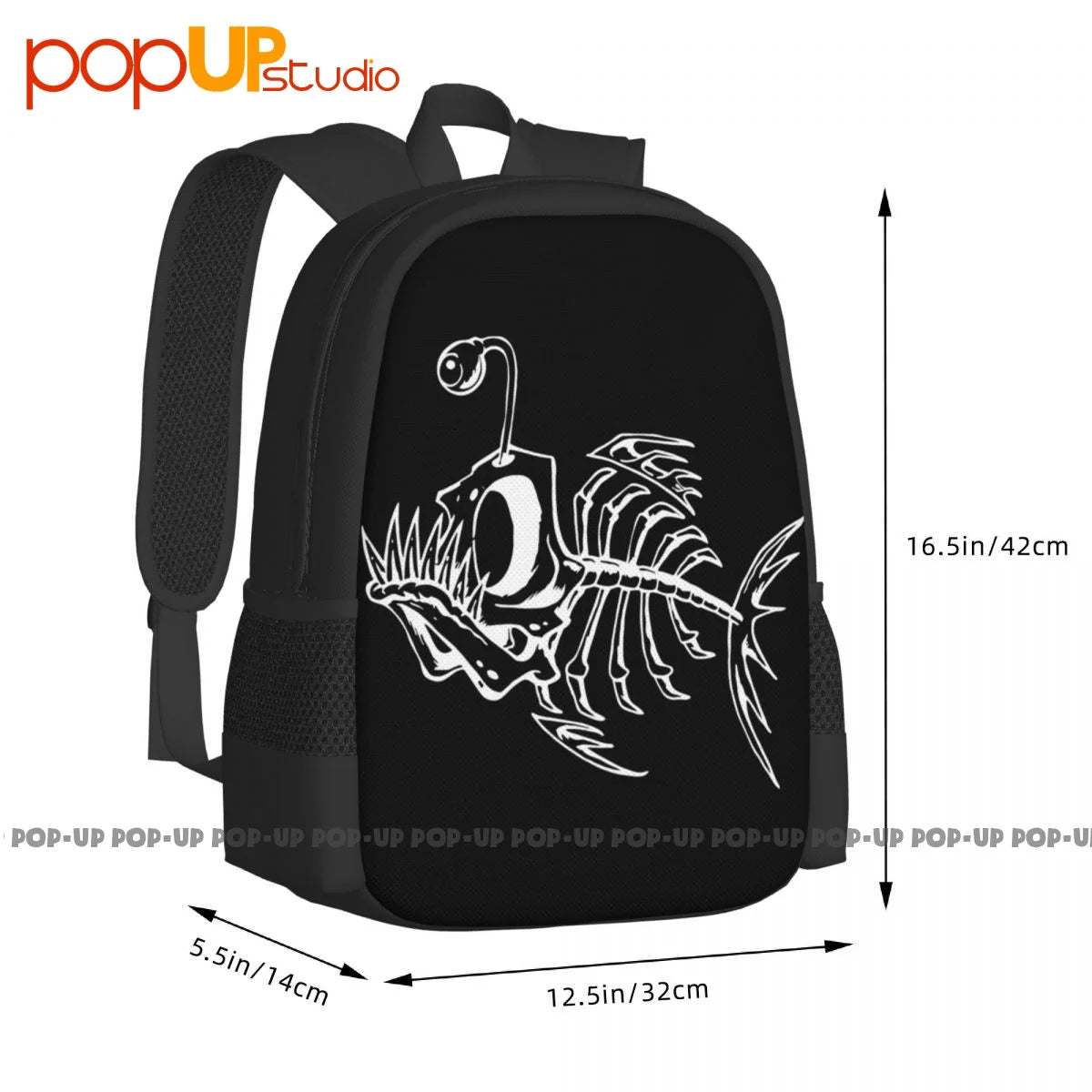 Bonefish Skeleton Backpack Large Capacity Training Storage Bag