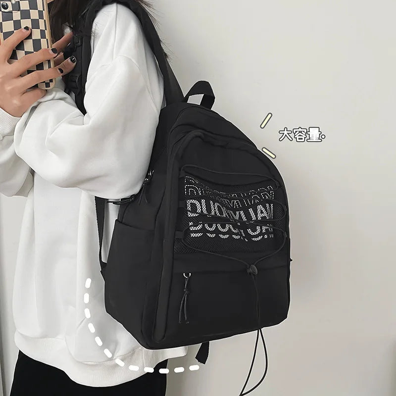 Women's Pop Backpack School Bag Large Capacity for Teenagers