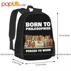 Philosopher Backpack Large Capacity Portable Gym Bag