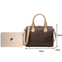 Boston Plaid Crossbody Shopper Bag