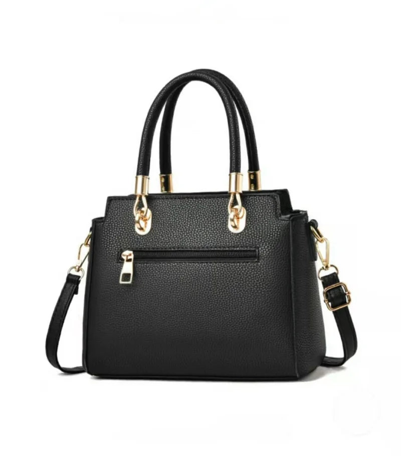 High-End Lychee Grain PU Leather Women's Handbag