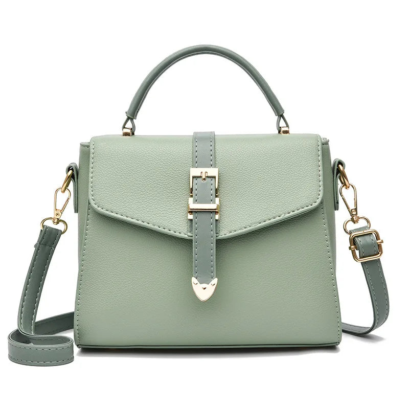Fashion Women's Small Square Bag Soft Leather All-match Shoulder Bag