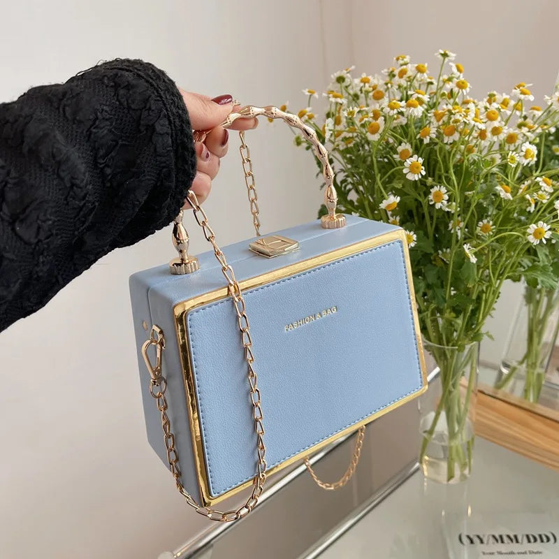 Vintage Small Totes Leather Handbag Purse Women