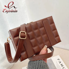 Small Crossbody Shoulder Bag for Women Casual Clutch PU Leather