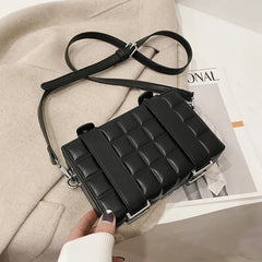 Small Crossbody Shoulder Bag for Women Casual Clutch PU Leather