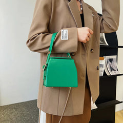 Leather Crossbody Bag Short Handle For Women Shoulder Bags