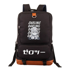 Zero Two Canvas Backpack Harajuku for Teens